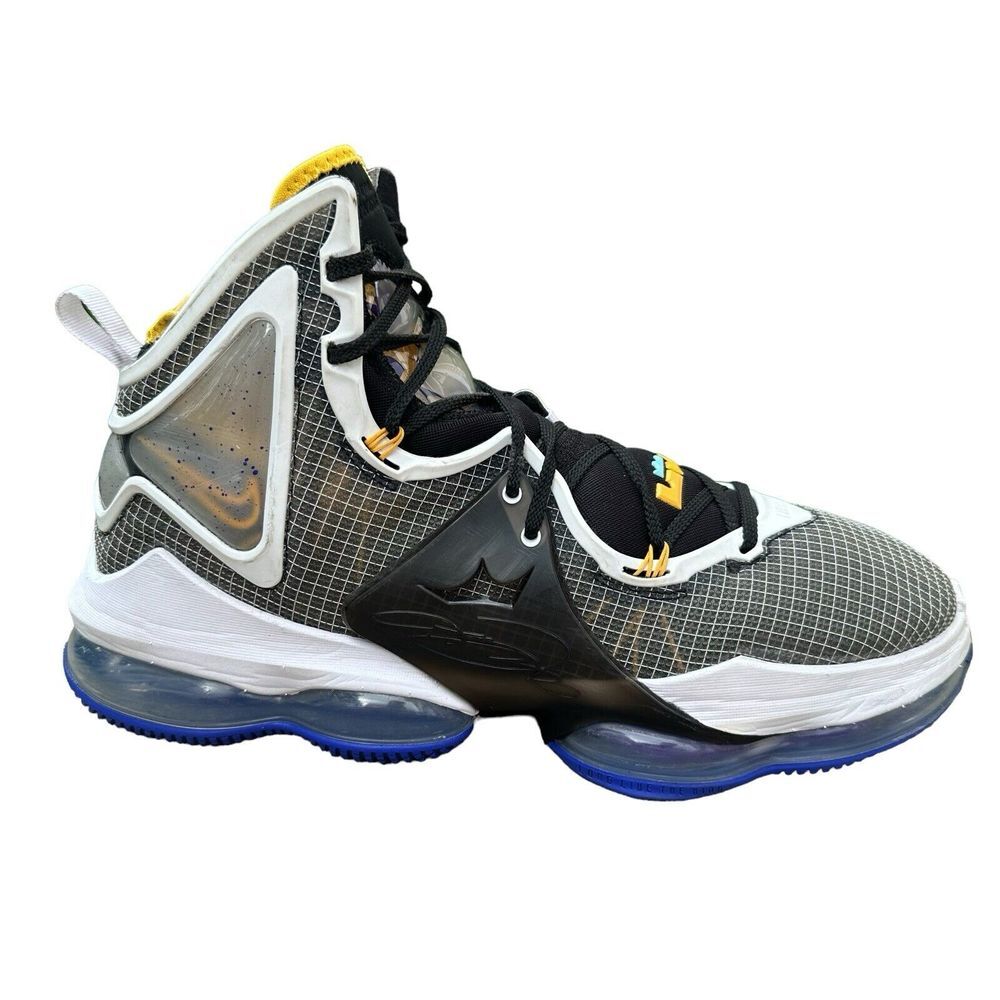 Nike LeBron XIX 19 Men's Sz 12 Shoes Hardwood Classic Lakers Graduate CZ0203-002